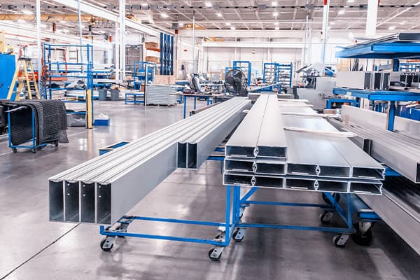 Quality inspection on the extrusion line