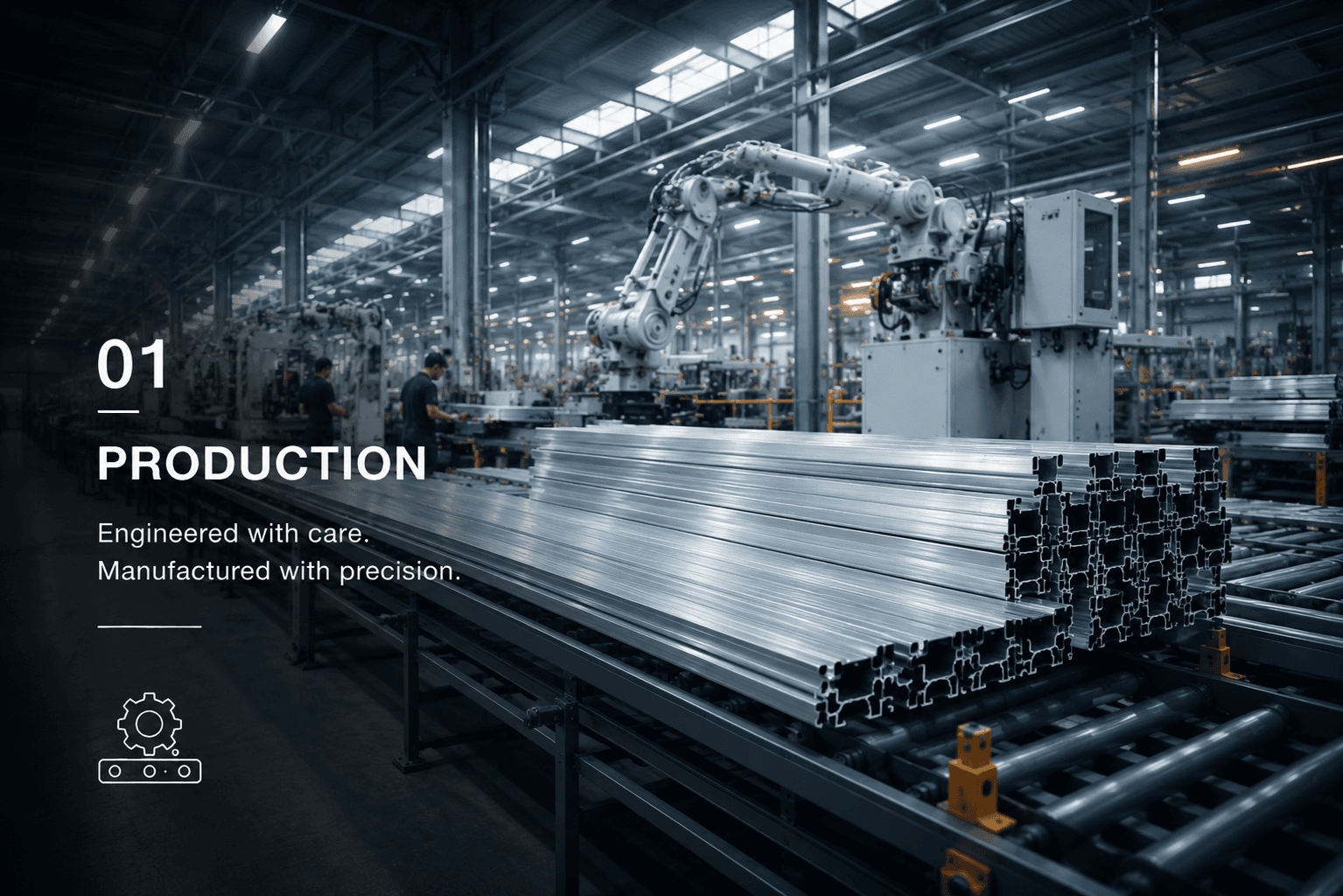01 Production — engineered with care, manufactured with precision